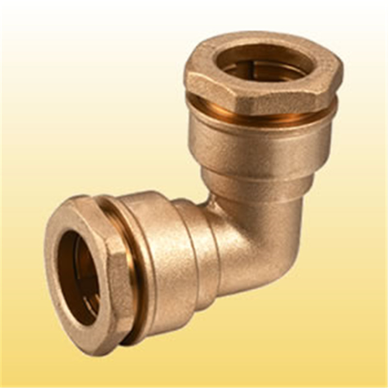 Sárgaréz PE csőszerelvény