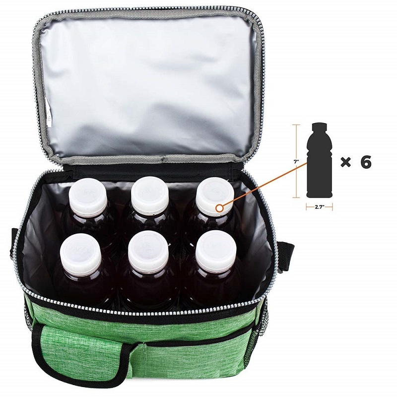SGC27 Snow Oxford utazási piknik hordozható poliészter táska hűtő hőszigetelő váll bevásárló táska borosüveg hűtő táska nagykereskedelme