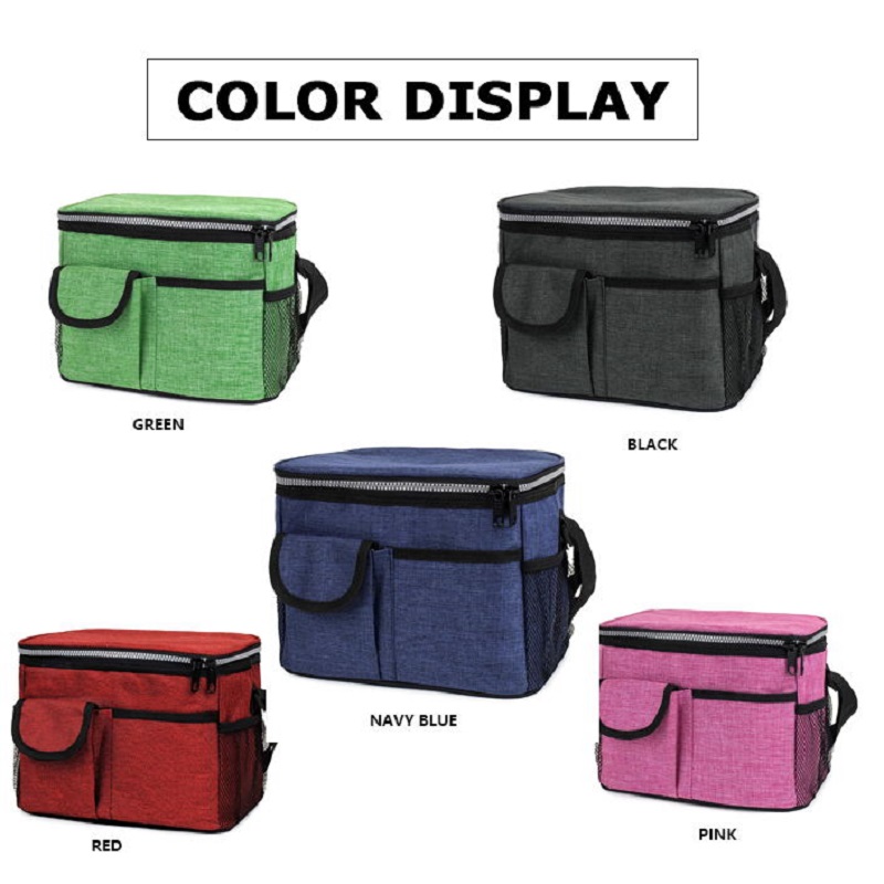 SGC27 Snow Oxford utazási piknik hordozható poliészter táska hűtő hőszigetelő váll bevásárló táska borosüveg hűtő táska nagykereskedelme