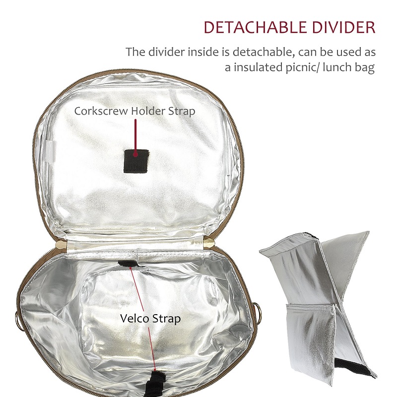 SGC31 hordozható 4 üveg boros hordtáska