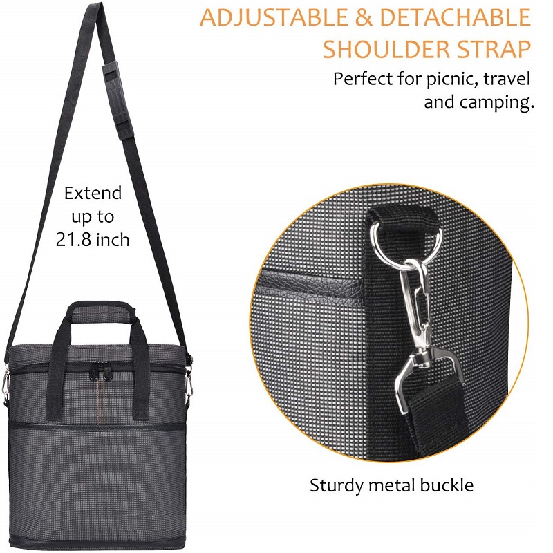 SGC33 nagykereskedelemű, szigetelt boros utazótáska 3 üveges borból készült táskatartó hordtáska boros ajándéktasakok