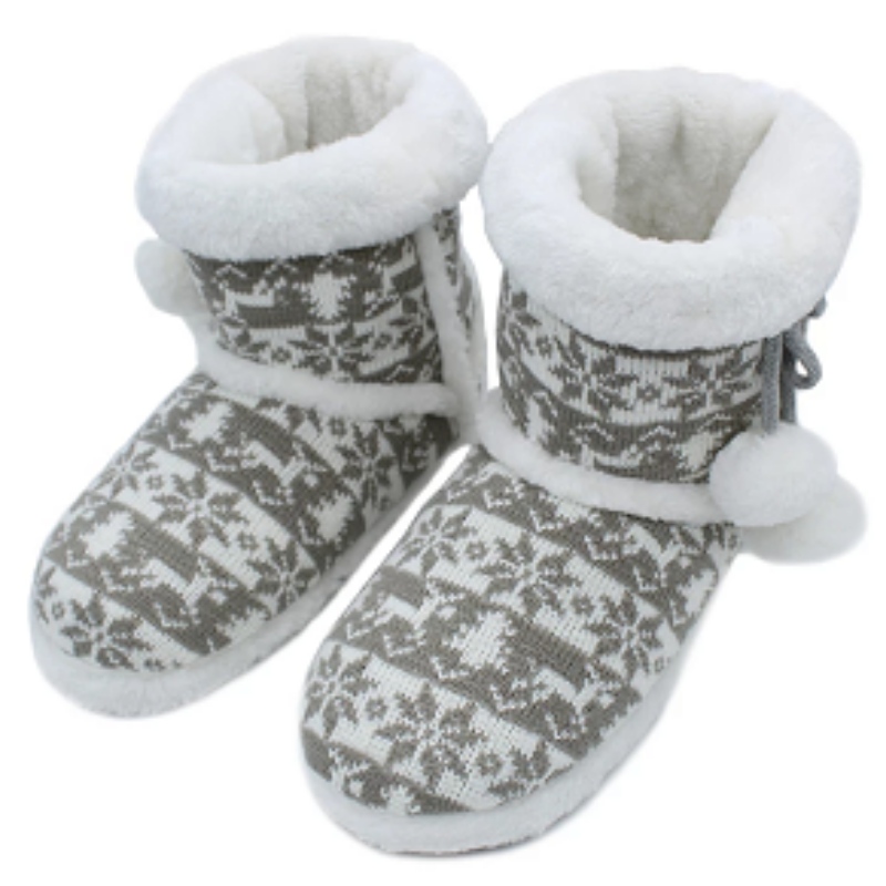 Beltéri plüss csizma