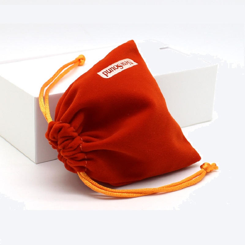 SGS44 promóciós kicsi fülhallgató napszemüveg tollóra, luxus porzsák egyedi organza bársony ékszerek húzózsinór tok