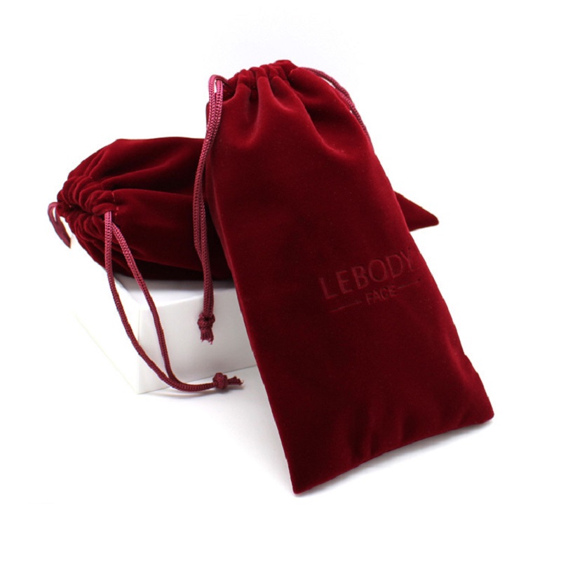 SGS45 Mini parfüm kis táska bársony húzózsinór ékszer táskák kozmetikai smink ajándék táska nagykereskedelme