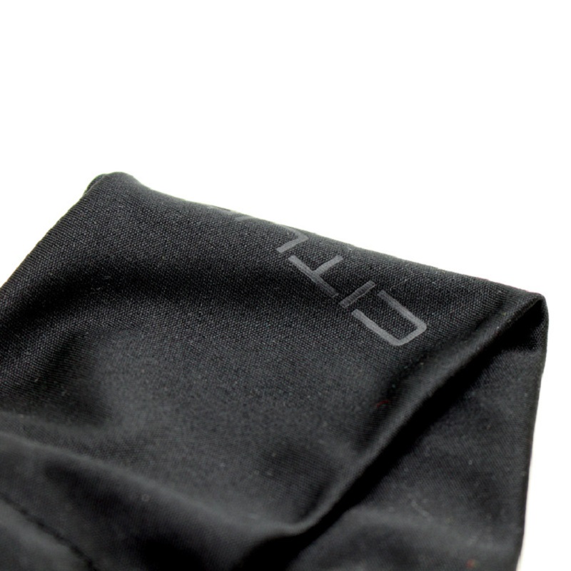 SGS46 Microfiber Custo Logo Soft Sunpoys Pouch Bag Black Drawstring Microfiber Eyeglass Bag