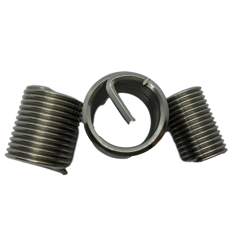 Kiváló minőségű M2-M30 szabvány 304 rozsdamentes acél huzal menetes betétek