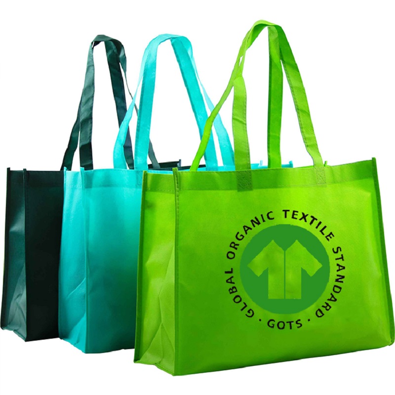 SG66 Környezetvédelmi Baráti Shopping Bag Egyedi nyomtatási szabvány Cotton Tot