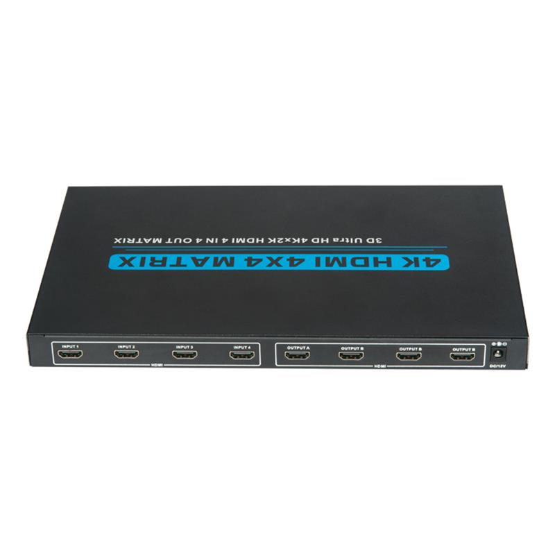 V1.4 4K \/ 30Hz HDMI 4x4 mátrix EDID támogatással 3D Ultra HD 4Kx2K