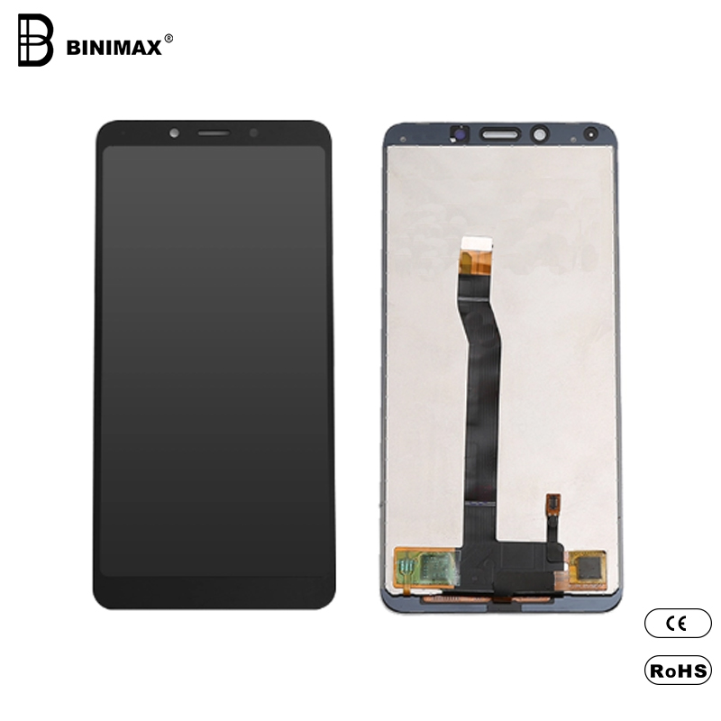 Mobiltelefon TFT LCD-k képernyője a BINIMAX cserélhető mobiltelefon kijelzője a redmi 6a