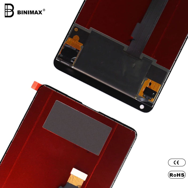 Mobiltelefon LCD- k képernyője A BINIMAX helyettesítési kijelző az MI mix 2-es mobiltelefonhoz