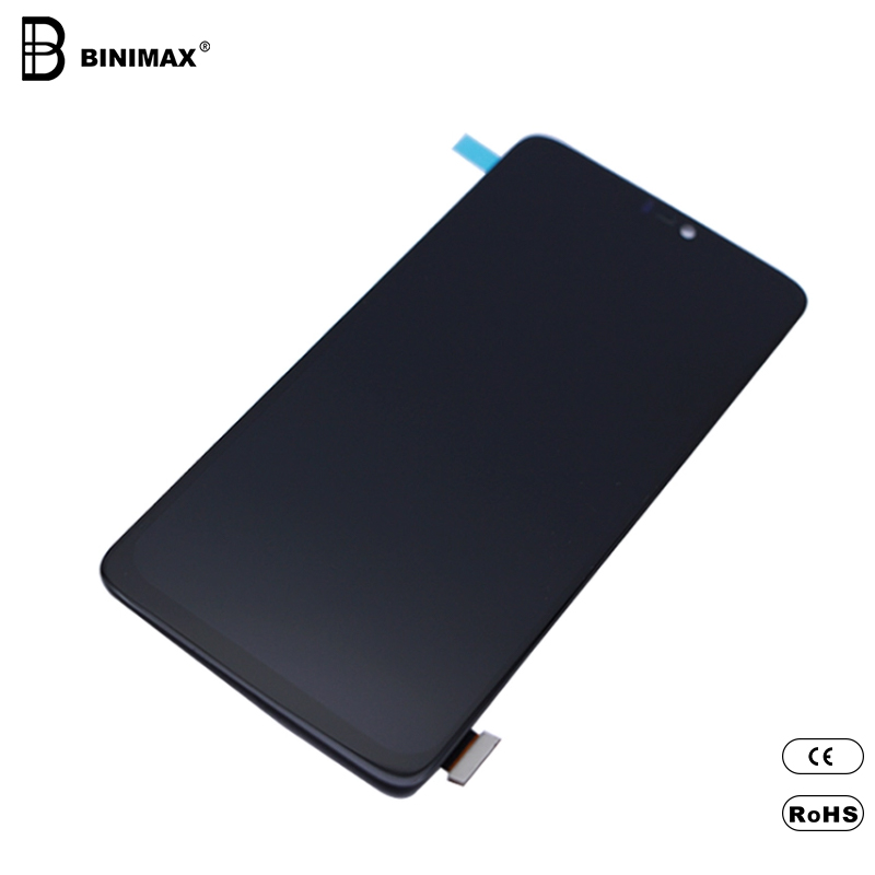 SmartPhone LCD képernyők BINIMAX kijelző moduljai ONE PLUS 6 mobiltelefonhoz