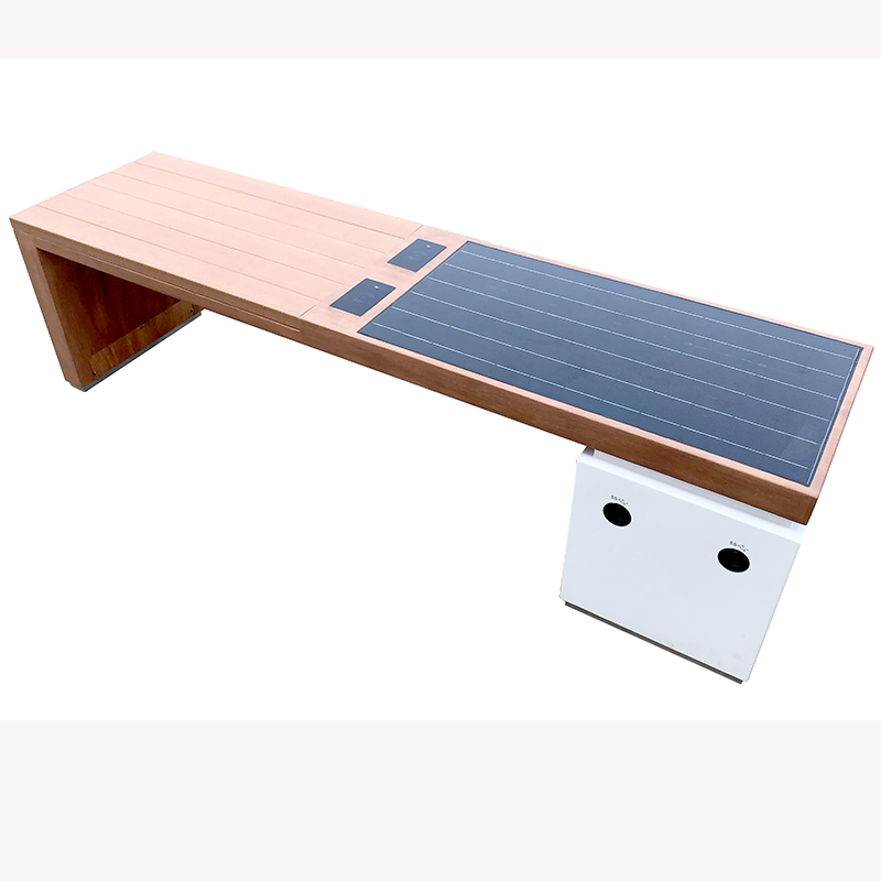A napenergiával működő telefon, WiFi- hozzáféréssel az Outdoor Bútorok Smart Bench