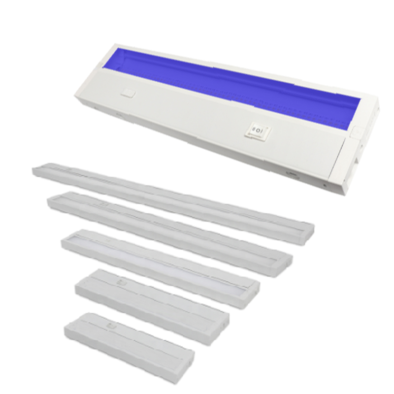 Anti New Coronavirus 405nm UVA ultraibolya LED szekrény alatt sterilizálva Beltéri fény UV fertőtlenítő lámpa Germicid UV lámpa kék világító fény