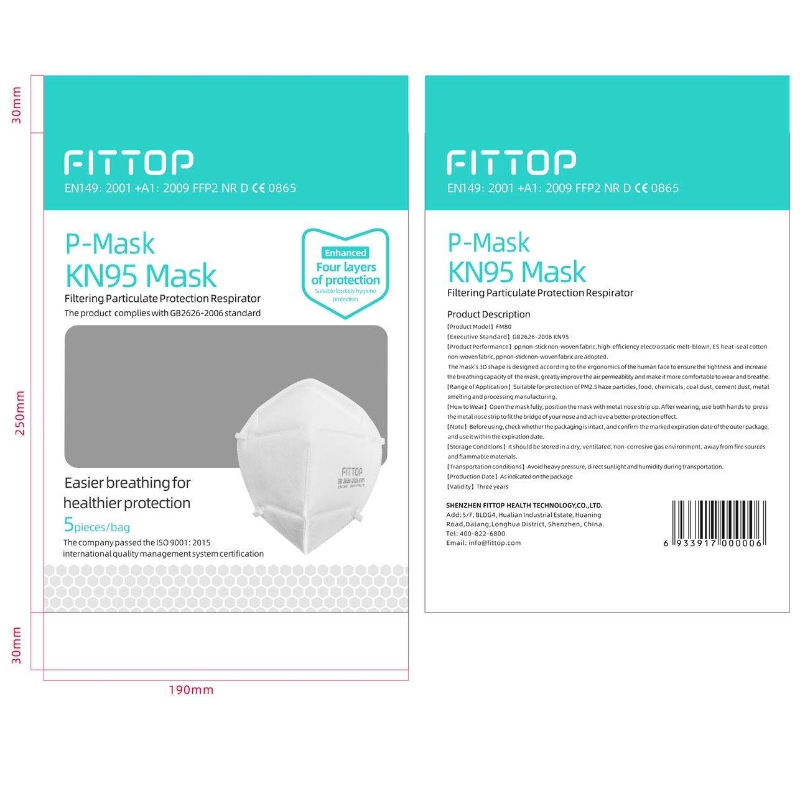 EK,FDA---FITTOP KN95