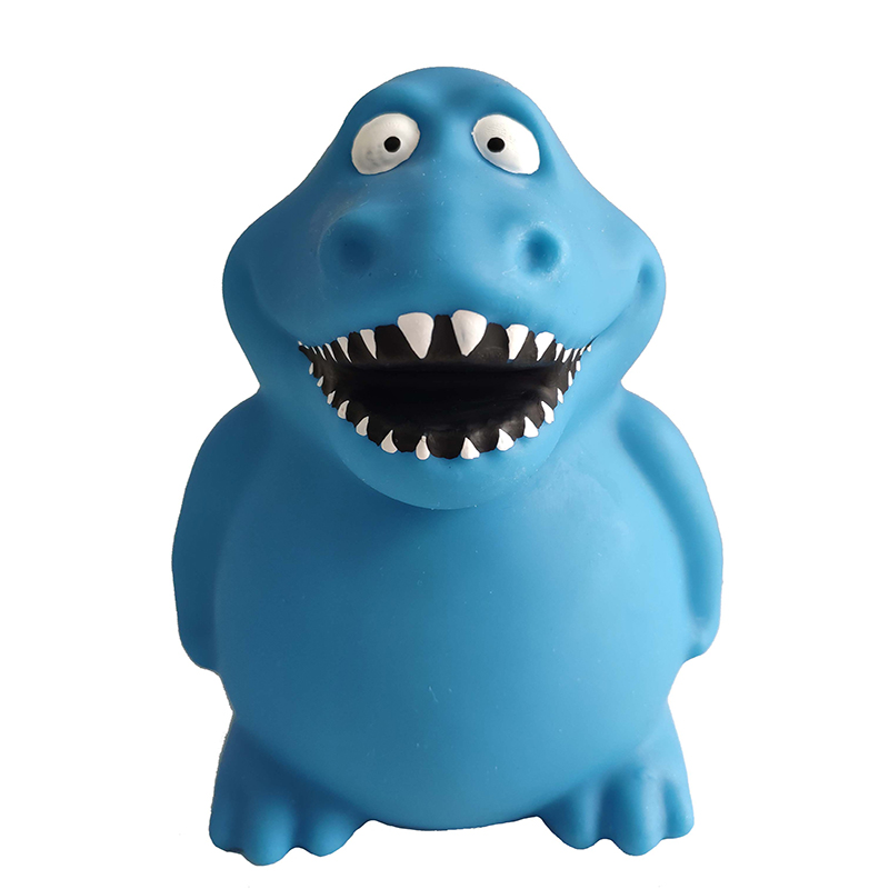 Új kialakítású szilikon nyikorgó kutyajáték pot hasa kisállat rágó játék rágáshoz