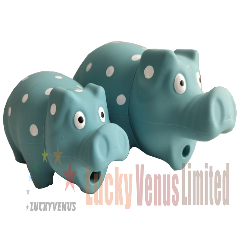 Új gyári szilikonos kutyarágó, vinnyogó játékkal.