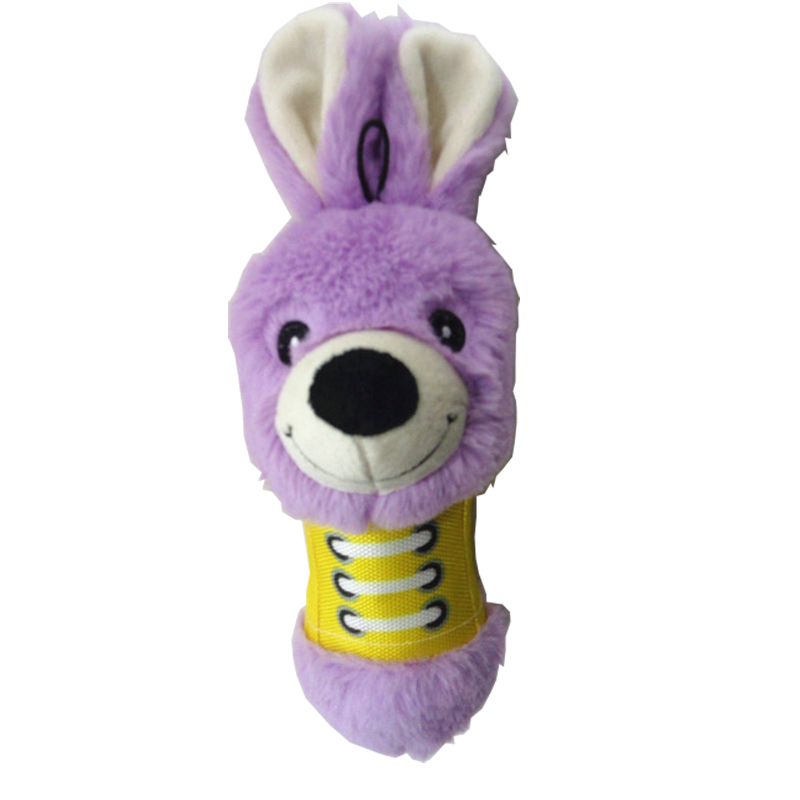 Nem mérgező gyári plüss háziállat kutya rágójáték szórakozásból