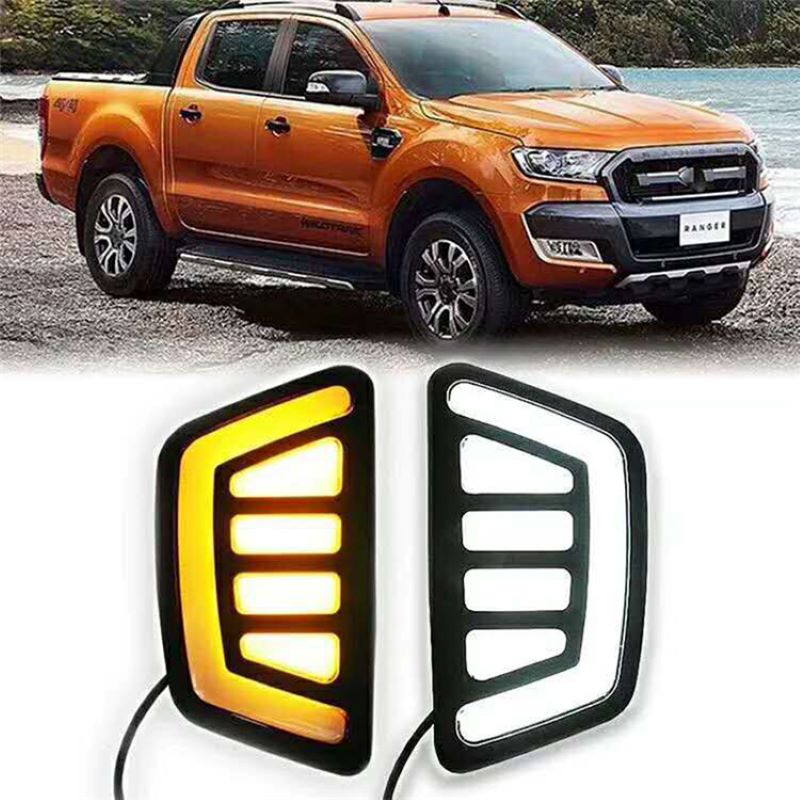 Daytime Rung Light for Ford Ranger 2015,2017,Girlle with LED light for Ford Ranger 2015~2017