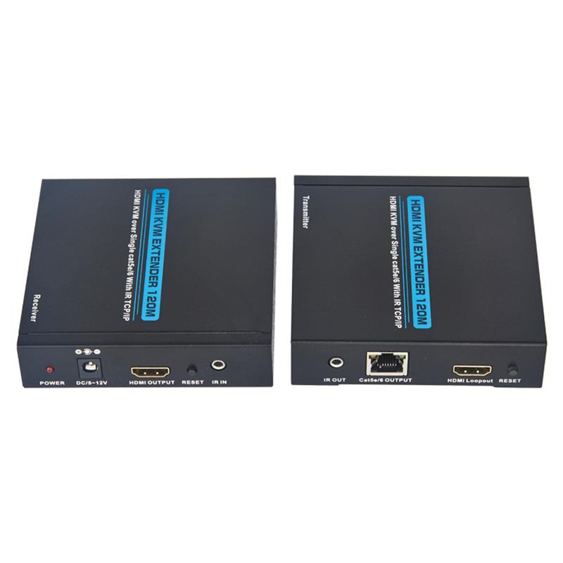 HDMI KVM Extender 100m felett, egyetlen kat5e \/ 6 alatt, támogatja a Full HD 1080P TCP \/ IP-t