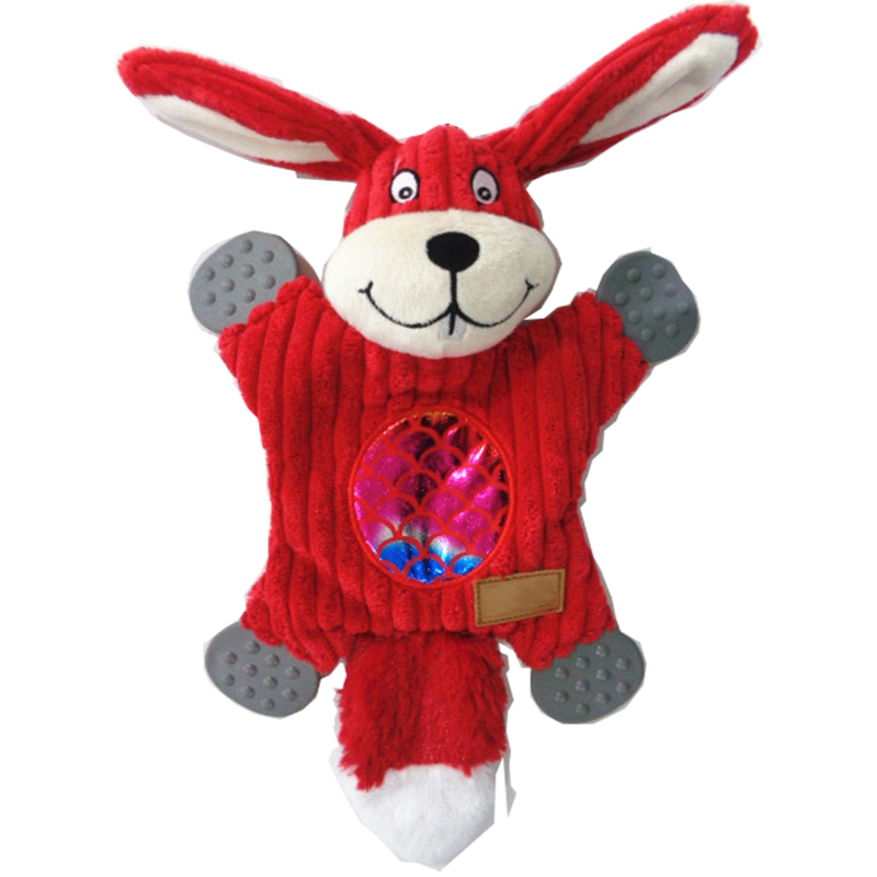 Jó minőségű plüss kisállat játék, cincogó kutya játék rágásra