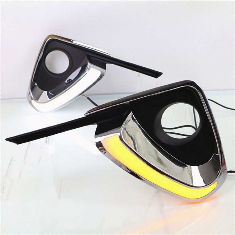 Nappali fényszóró a Toyota Fortuner 2015 ~ 2016-ig, ködlámpa a Toyota Fortuner DRL-hez