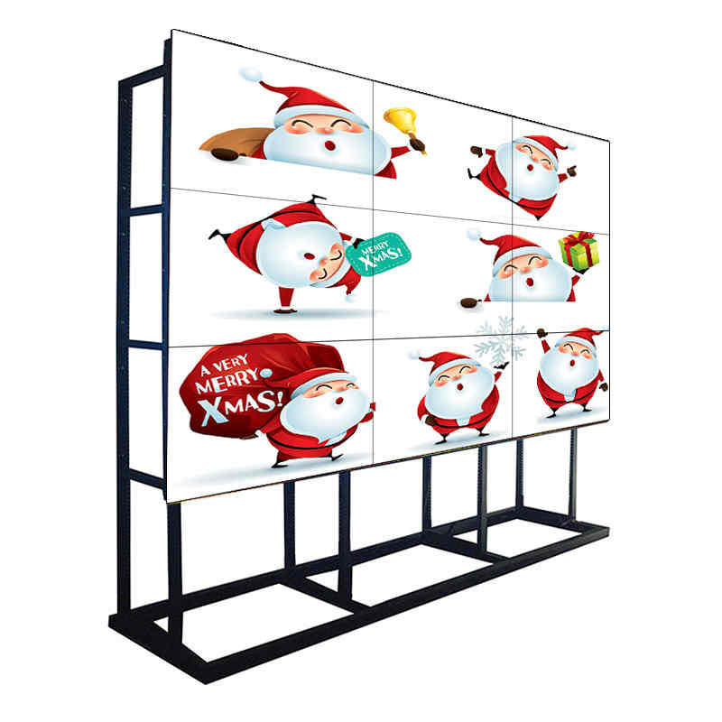 55 hüvelykes 3,5 mm-es előlap 500 NIT LG LCD videófalak rendszermonitor képernyője a Command Centerhez, a bevásárlóközponthoz, a Chain Store vezérlőhöz