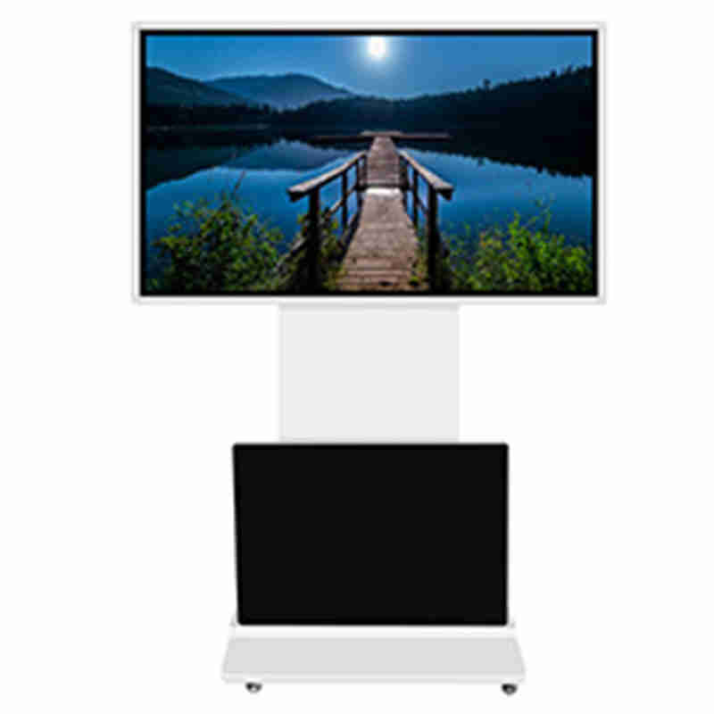 43 hüvelykes padlószintű digitális feliratok támogatása 360 fokos forgó reklám LCD monitor szupermarketekhez, kiskereskedéshez, benzinkúthoz, buszhoz, bevásárlóközponthoz