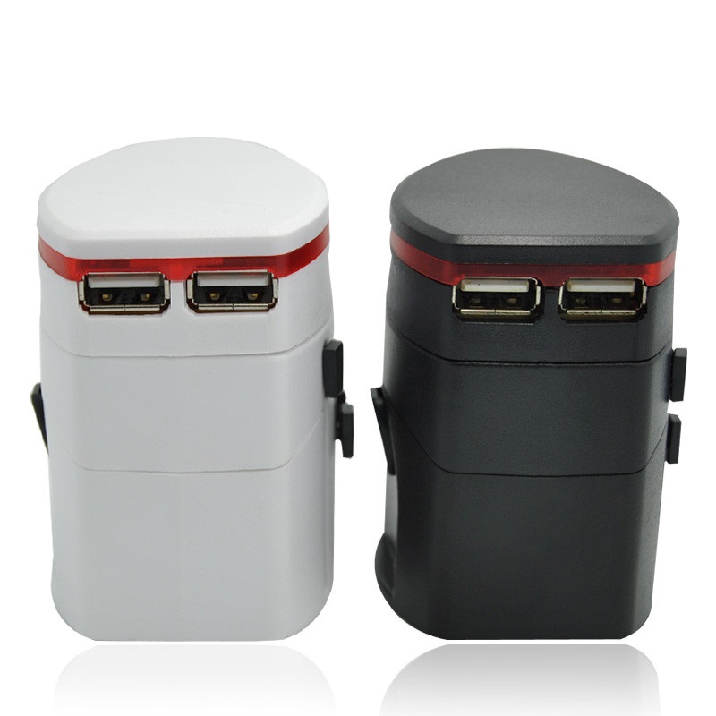 Karácsonyi ajándékok, Universal Travel Adapter, 2 USB Best Eladó Premium for Traveling Gift