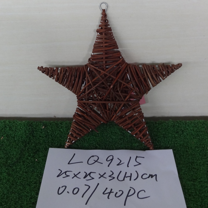 Kézzel készített szőtt csillag dekoráció