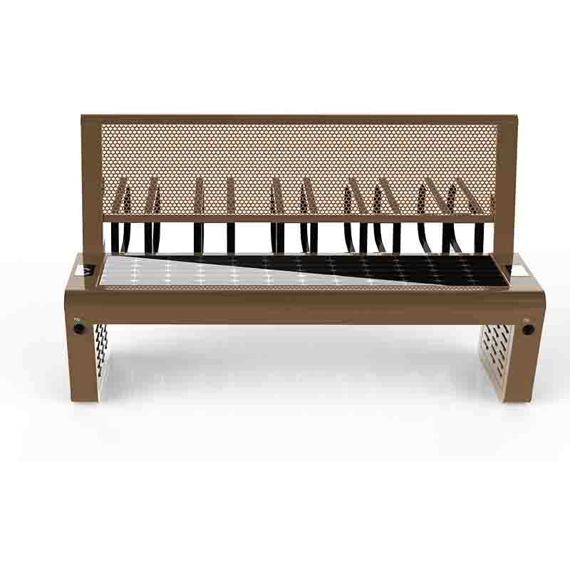 Vezeték nélküli töltő gyári ár városi ülések napenergia pad