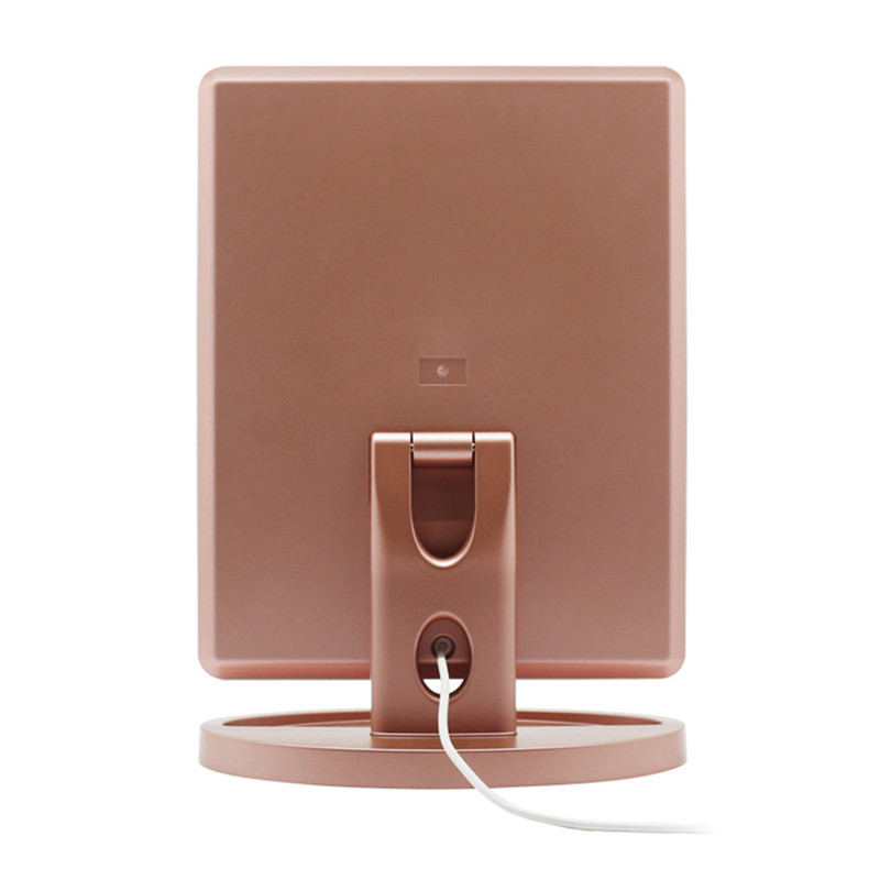 LED hálószoba smink tükör tompító fényű 5X 7X nagyító tükörrel