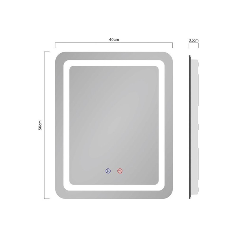 Luxus szálloda dekoratív képzeletbeli fal modern kialakítású fürdőszobai LED tükörfény