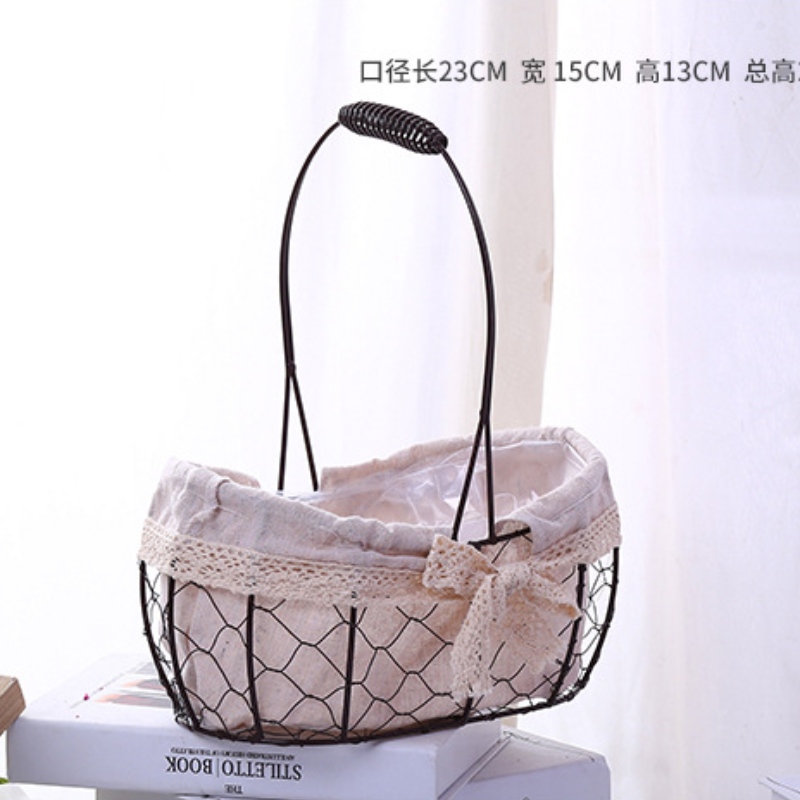 Virágtároló kosár és nyeles