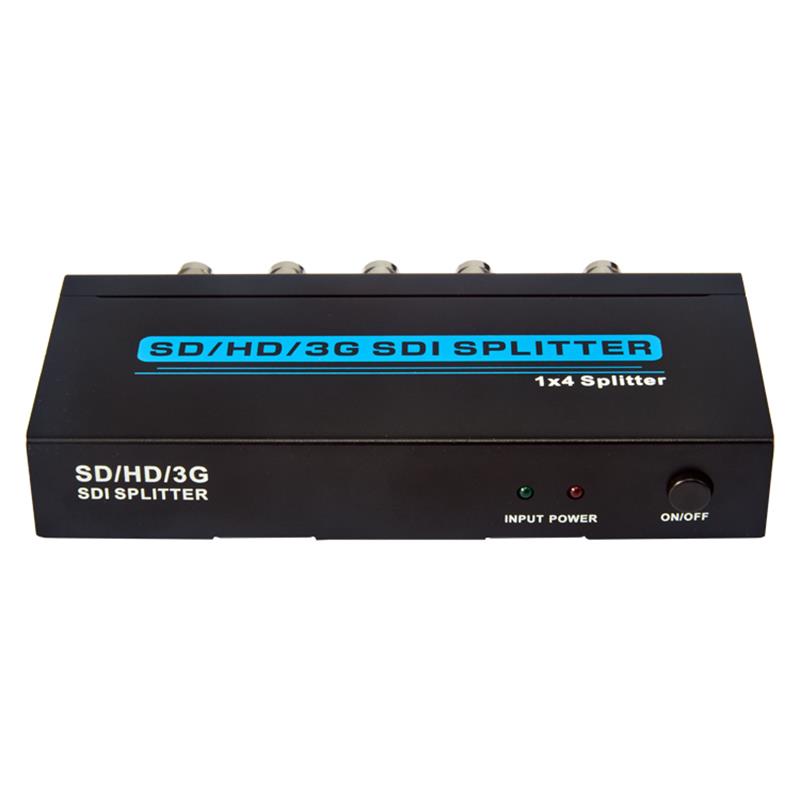 SD \/ HD \/ 3G SDI 1x4 SPLITTER támogatás 1080P