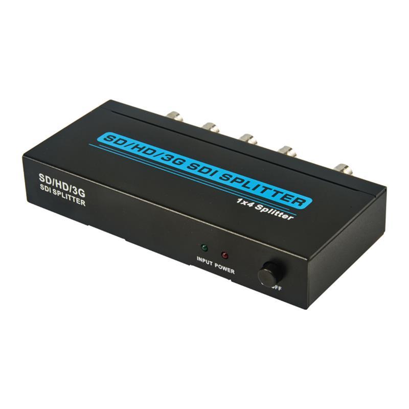 SD \/ HD \/ 3G SDI 1x4 SPLITTER támogatás 1080P