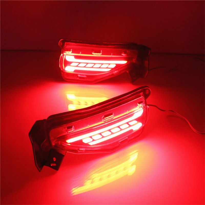 Hátsó lökhárító lámpa a Toyota Fortuner 2015 ~ 2018-hoz, féklámpa a Toyota Fortuner 2015 ~ 2018-hoz