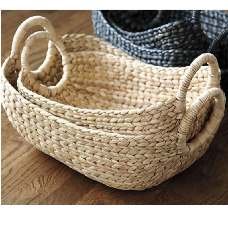 Ovális szőtt tálca