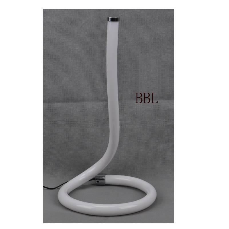 LED-es asztali lámpa akrilcsővel és árnyék nélkül