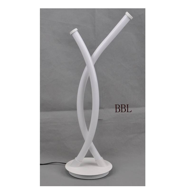 LED-es asztali lámpa X akrilcsővel és árnyék nélkül