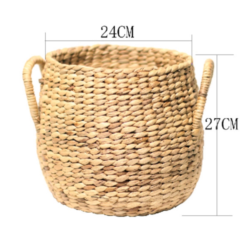 Szalmaszőtt tároló kosár