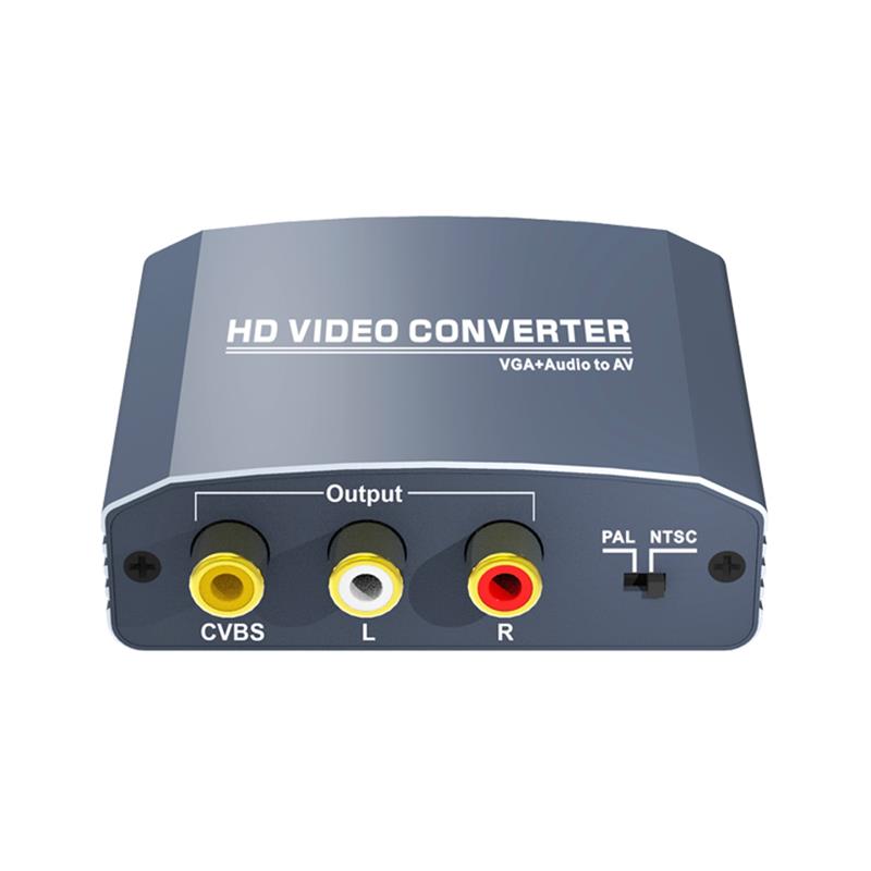 VGA + sztereo audio-AV konverter támogatás 1080P