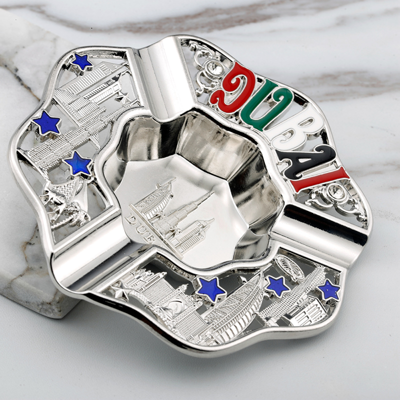 Fém szuvenír hamutartó