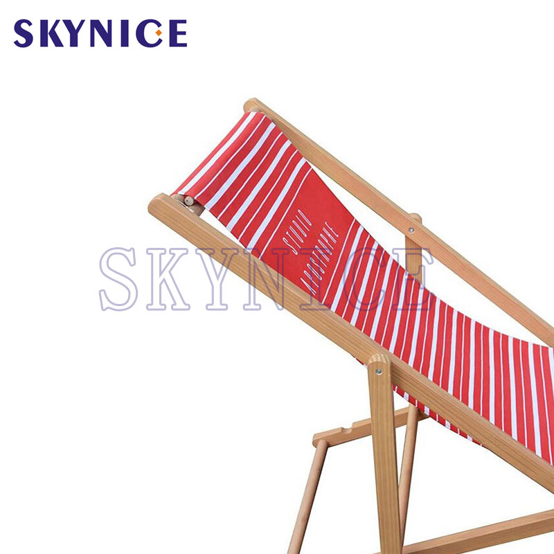 Hajtható fa Csúszószék Wood Beach szék kempingezésre