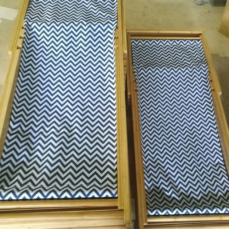 Kerti külső erkély 4 Pozíció Fafedélzet szék