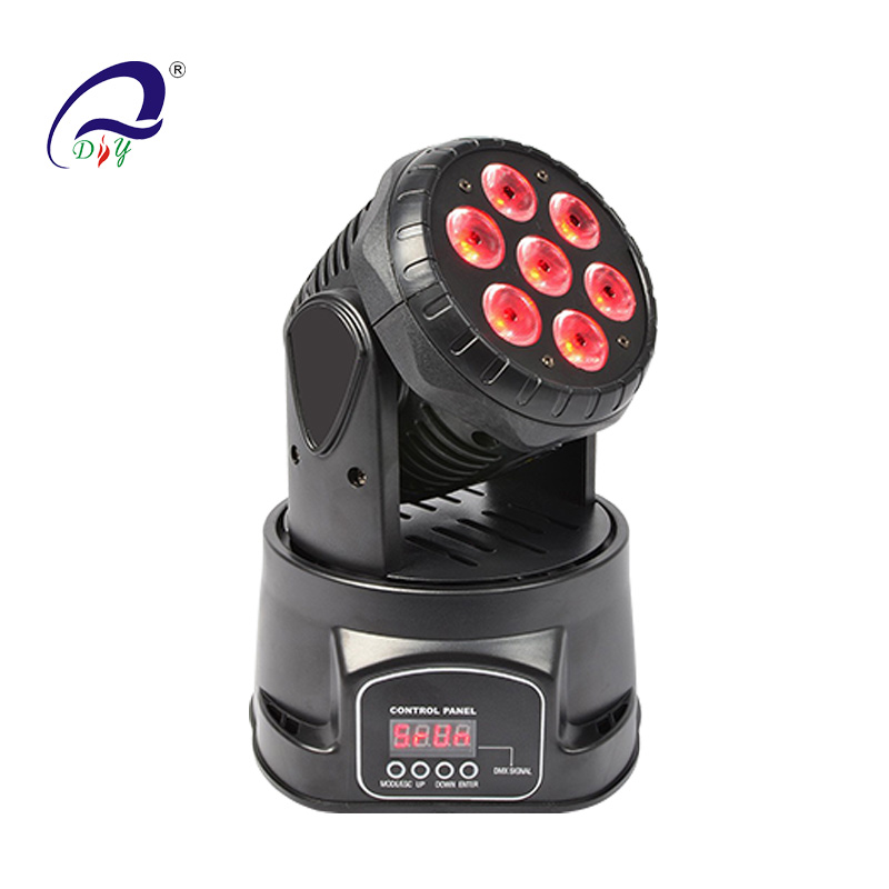 PL-14 7pcs*10W/15W LED Mini Mozgó Mosó Fej Fény