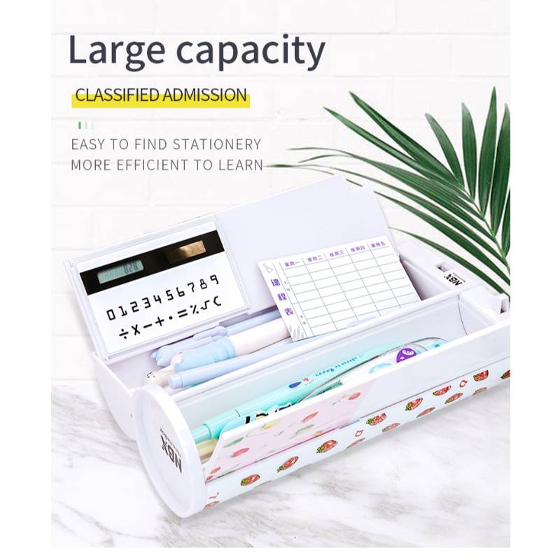 Mechanikus zár newmebox ceruzahús Kawaii iskolai kellékek