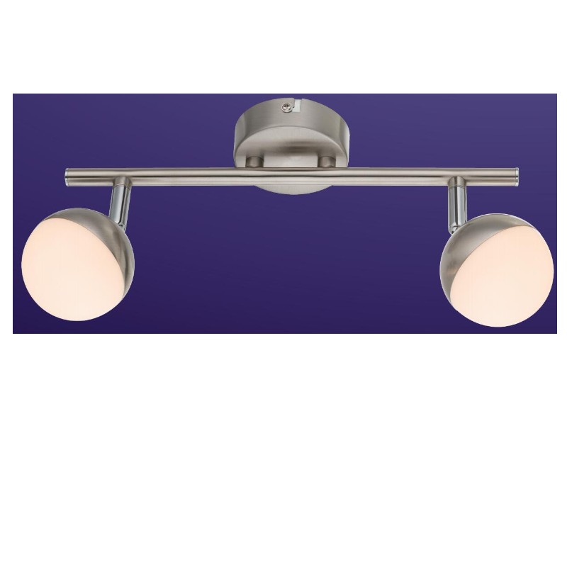 Nagyfeszültségű LED-es spotlámpa-2, félgömb műanyag árnyalattal