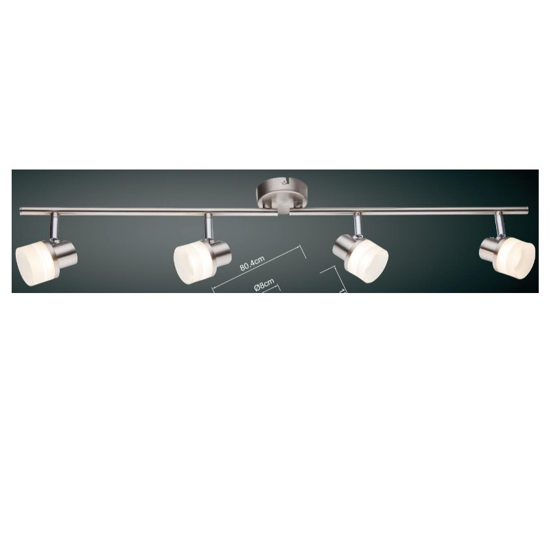 Nagyfeszültségű LED-es spotlámpa-4, hengeres műanyag árnyékolással