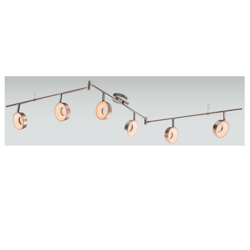 Magas feszültségű LED-spot-6, gyűrűs műanyag árnyékolóval