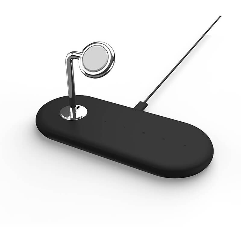 3 az 1-ben vezeték nélküli töltőállomás (iPhone, Airpod és Apple Watch készülékekhez)